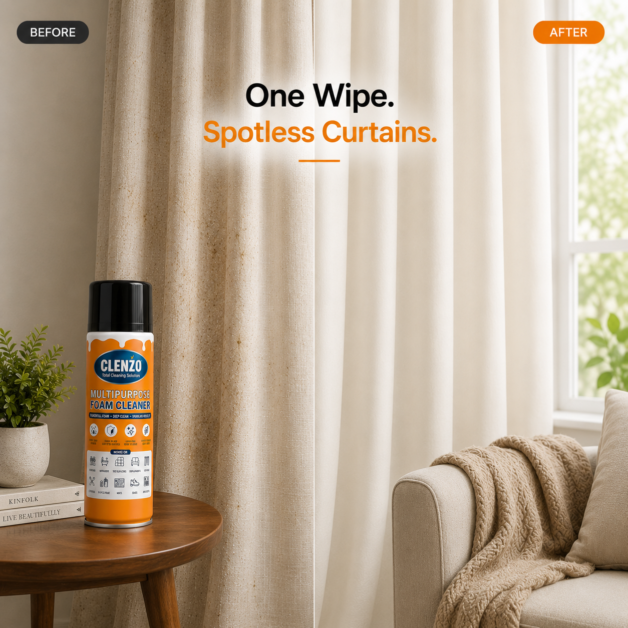 Clenzo Multipurpose Foam Cleaner| BOGO Offer