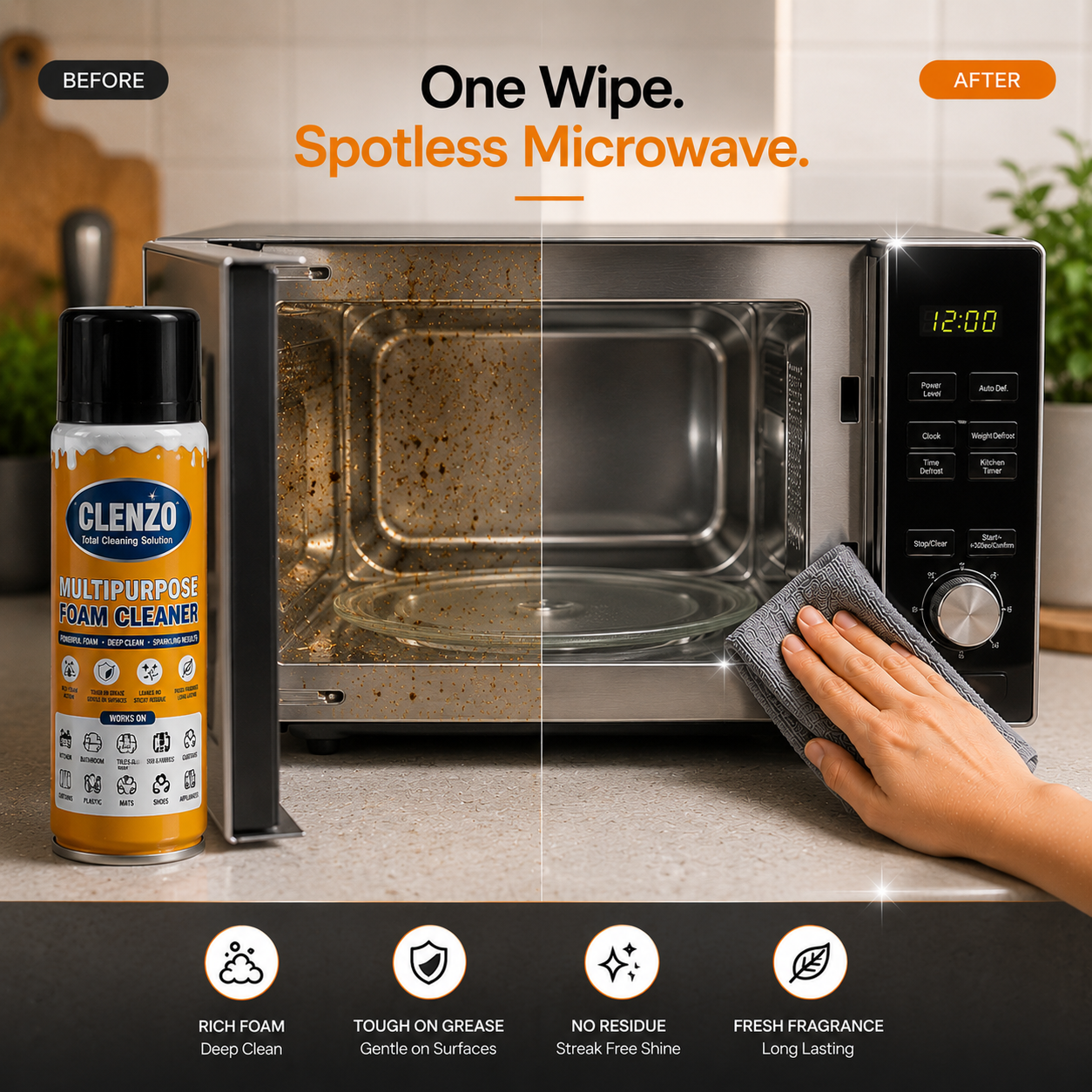 Clenzo Multipurpose Foam Cleaner| BOGO Offer