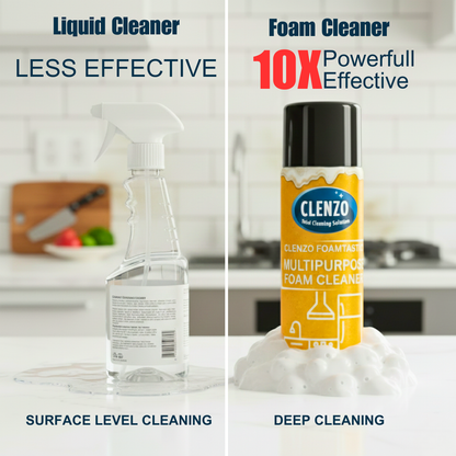 Clenzo Foamtastic | India's 1st 100% Natural Kitchen Foam Cleaner & Disinfectant