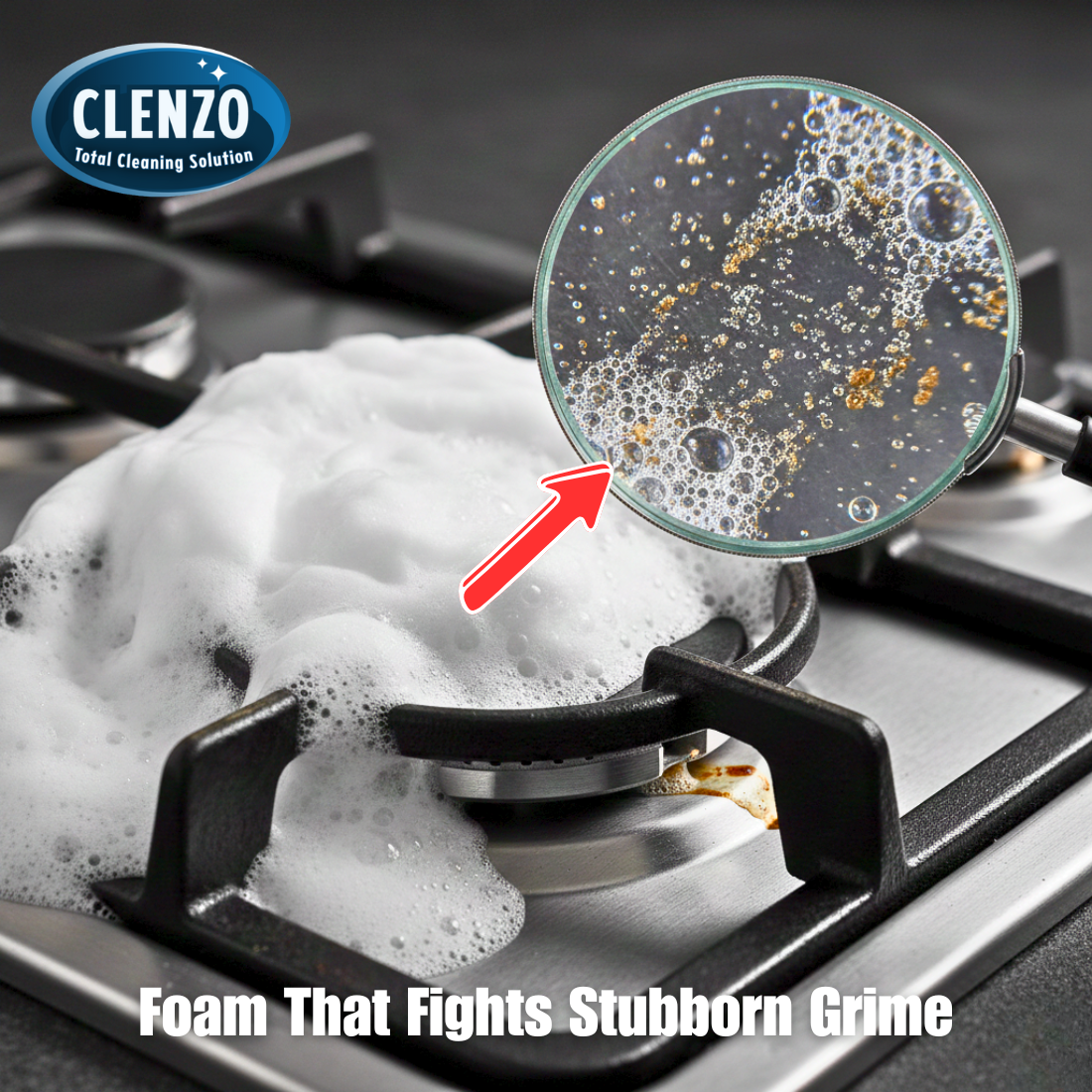 Clenzo Foamtastic | India's 1st 100% Natural Kitchen Foam Cleaner & Disinfectant